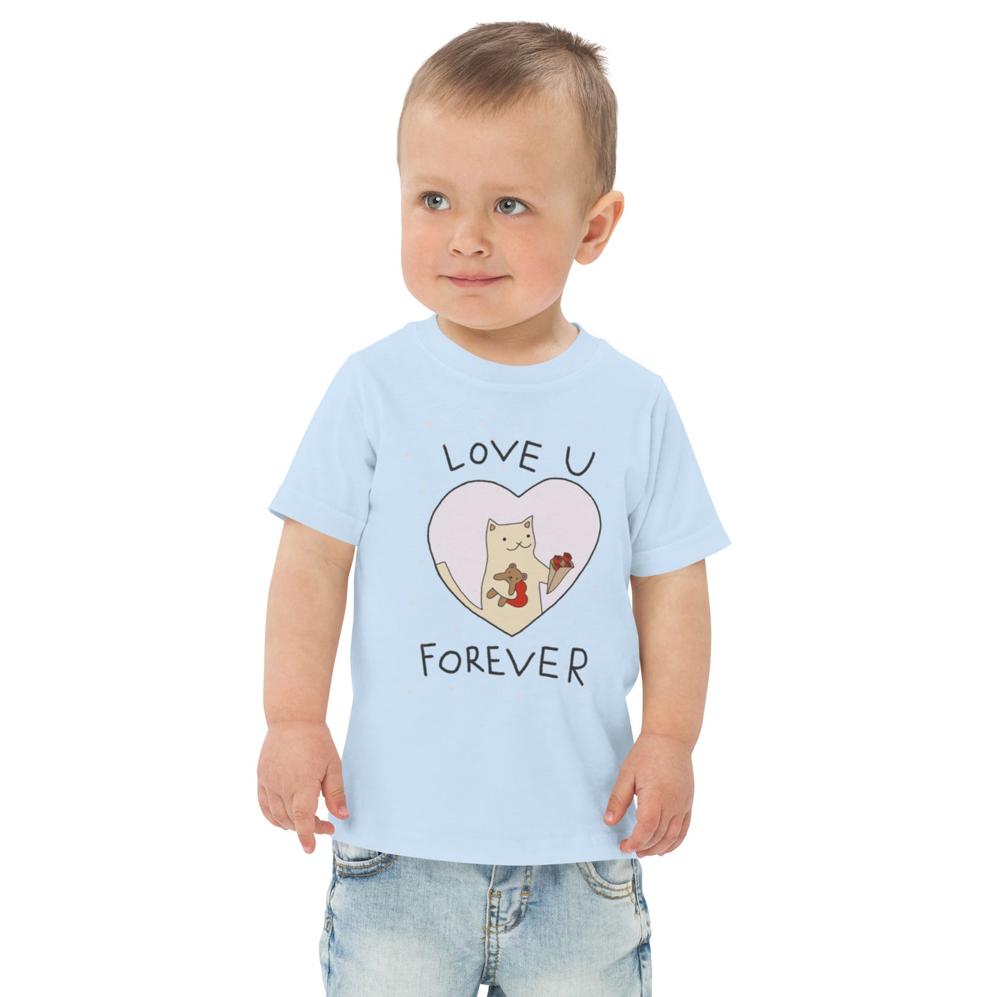 Love U Forever Toddler jersey t-shirt