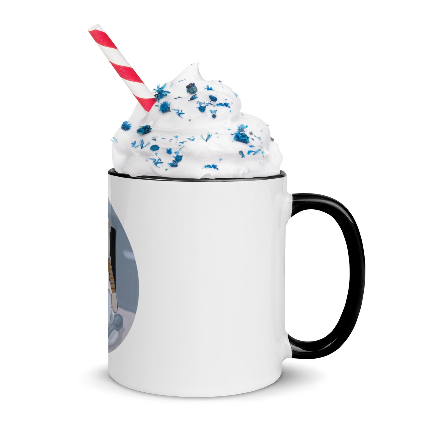 Francois Loves You A Latte Mug with Color Inside