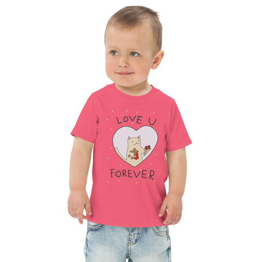 Love U Forever Toddler jersey t-shirt
