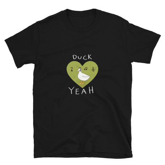 Dark Colors Duck Yeah Short-Sleeve Unisex T-Shirt