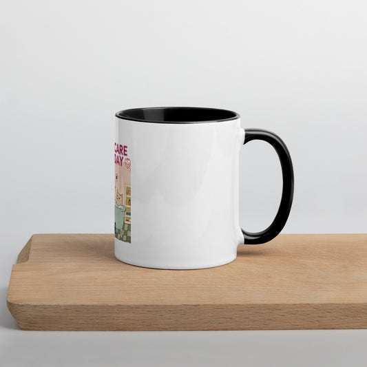 Moonflower Self-Care Sunday Strawberry Cat Mug